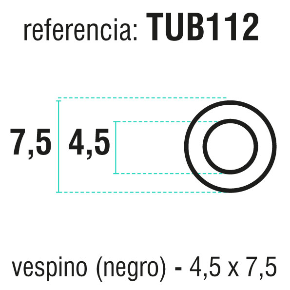 TUB GAS VESPIN (4.5*7.5) 10 M